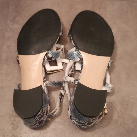 Ilasio Renzoni Animal Print Sandal Jewels Ankle Strap - Picture 9 of 9